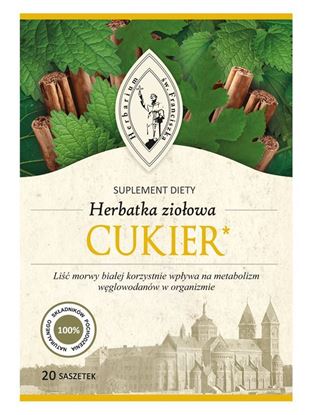 Obrazek Herbatka Ziołowa CUKIER 20x5 g