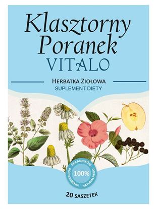 Obrazek Herbatka Ziołowa Klasztorny Poranek VITALO 20x5 g