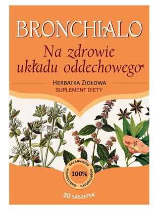 Obrazek Herbatka Ziołowa BRONCHIALO Na zdrowie układu oddechowego 20x5 g